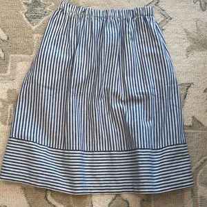 J Crew Seersucker Skirt Sz XXS